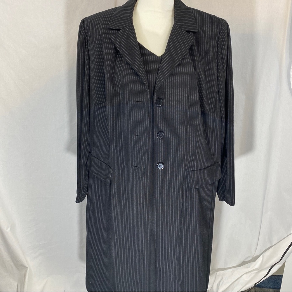 Danny & Nicole vintage 1980s 16W dress and coat